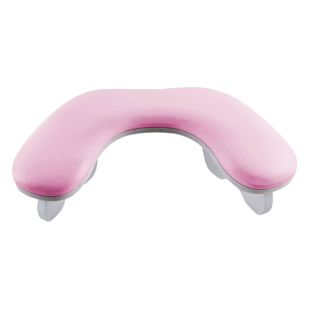 Reposabrazos de manicura cómodo profesional para el hogar jinwen acrílico Rosa