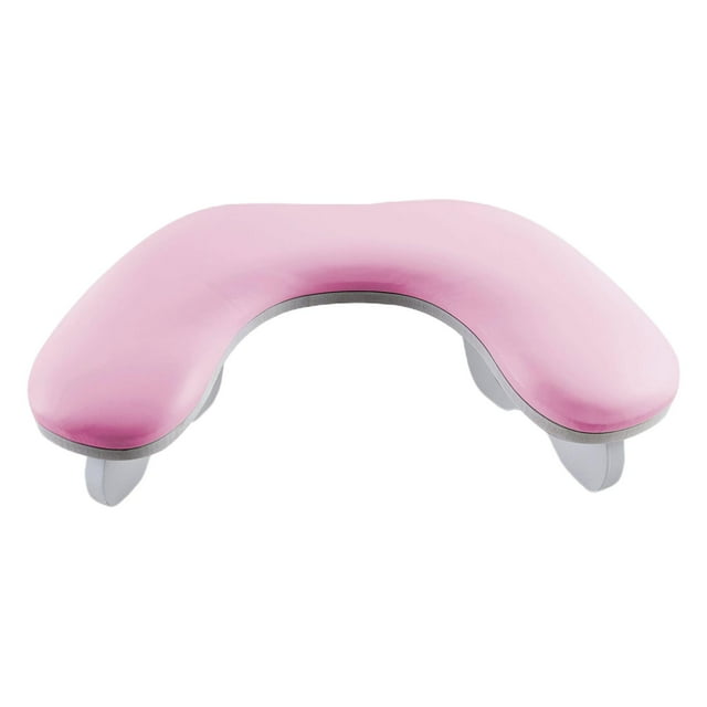 Reposabrazos para uñas en forma de U, reposabrazos para uñas de PU, cojín para la mano para uñas para mesa en casa, uñas acrílicas DIY, uñas, tecnolog Rosa