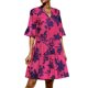 thumbnail image 1 of Vestido corto de verano en línea A para mujer Color sólido/impresión floral Vestido de manga corta y cuello en V Nituyy Vestido pastel estampado de mujer con cuello en V, 1 of 5