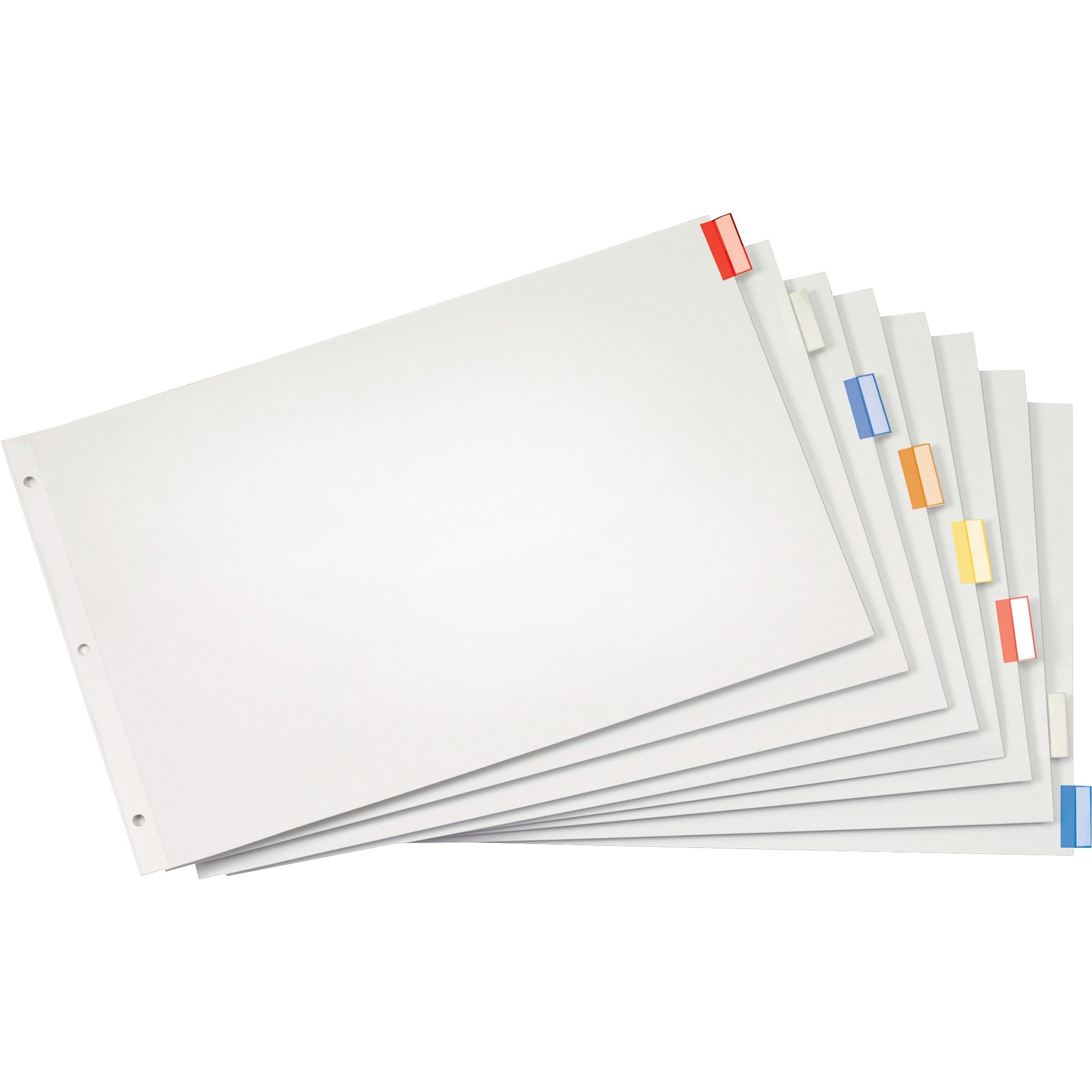 Multicolor Insertable Index Dividers