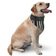 thumbnail image 2 of Thin Green Line Flag Dog Bandana Adjustable Dog Bib Scarf Handkerchief For Large Medium Small Dogs Cats Pets, 2 of 6