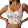 thumbnail image 2 of Picia Butterfly Flower Sports Bra for Women,Padded Strappy Sports Bras Medium Support Yoga Bra with Removable Cups,Running Yoga Bra-X-Large, 2 of 9