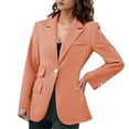 thumbnail image 2 of Casual Blazers for Women 2025 Long Sleeve Notch Lapel Collar Slim Fit Business Casual Work Office Jacket, 2 of 8
