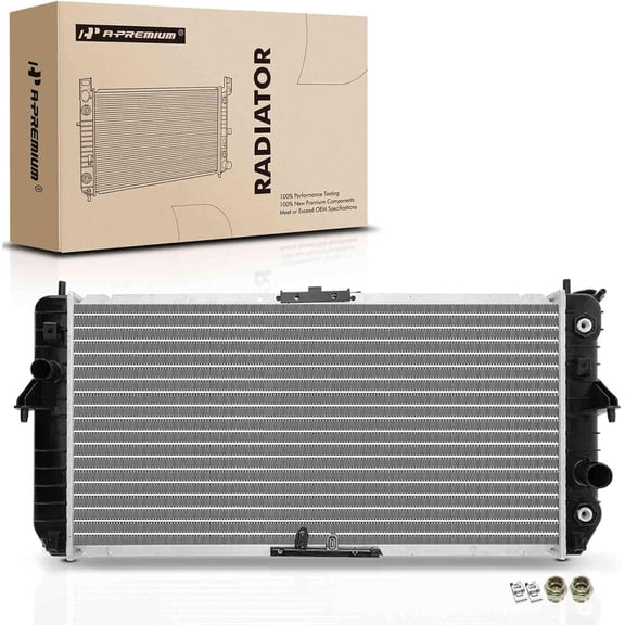 A-Premium Engine Coolant Radiator with Transmission Oil Cooler Compatible with Buick LeSabre 2000-2005 V6 3.8L & Pontiac Bonneville 2000-2005 V6 3.8L, Automatuc Trans. Replace# 8012347