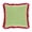 Green, variant on Ashland 18" Pillow with Tassels , Summer Home Decor