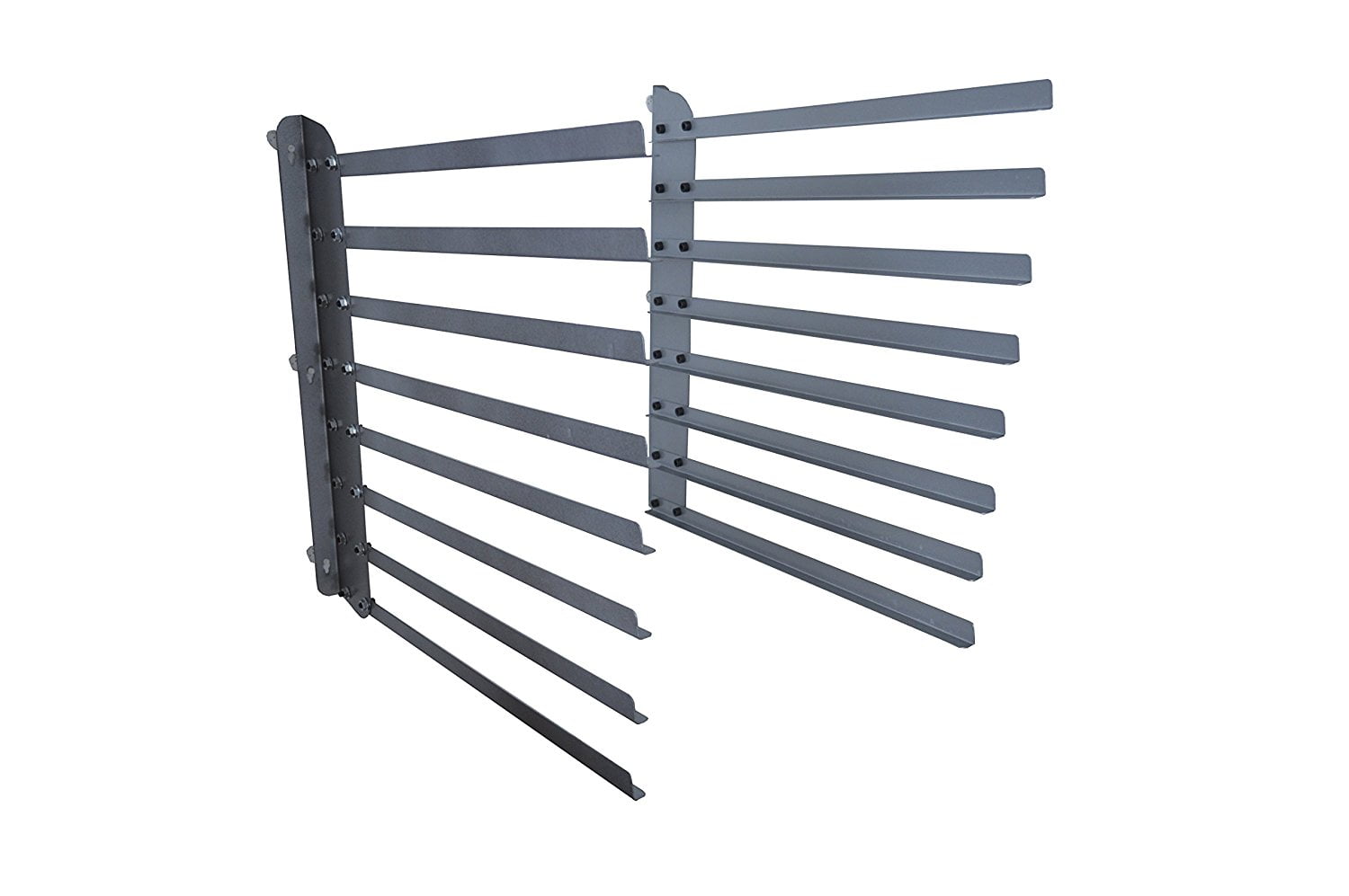 Wall Fixed 8 Layers Screen Printing Shop Rack Cart Frame Storage Holder 