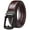 Black+Brown, variant on Mens Ratchet Dress Belt, Click Belts for Men, Adjustable Belts for Men with Silding Buckle Size-Customize