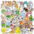 thumbnail image 1 of 50pcs Cartoon Animal Stickers - For Phone and Books, 1 of 5