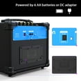thumbnail image 4 of Amplificador de Guitarra ammoon GA-10 con Bluetooth, 10W, Color Negro, Voltaje 100-240V, Incluye Adaptador y Cable de Audio., 4 of 6