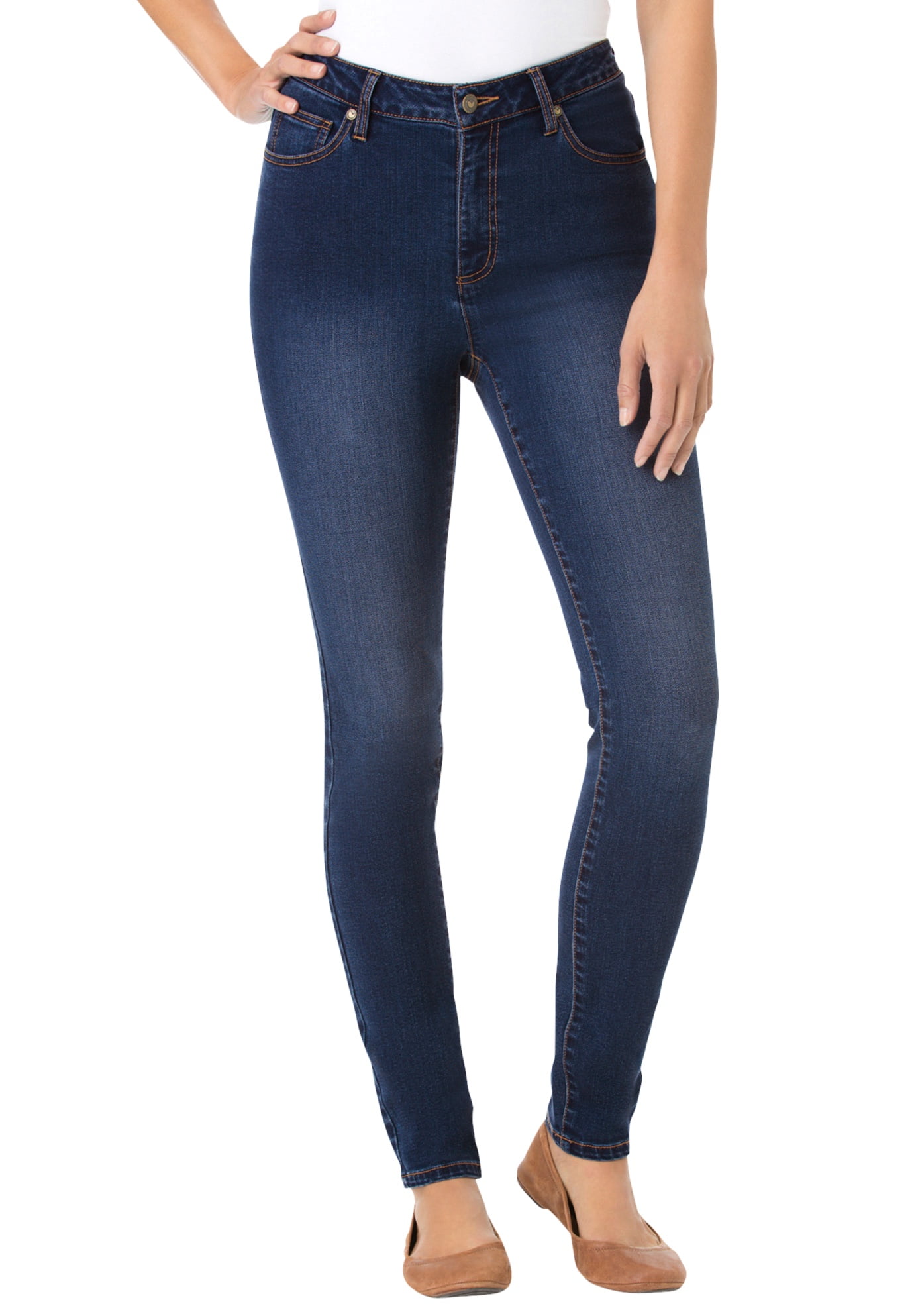 woman within skinny jeans