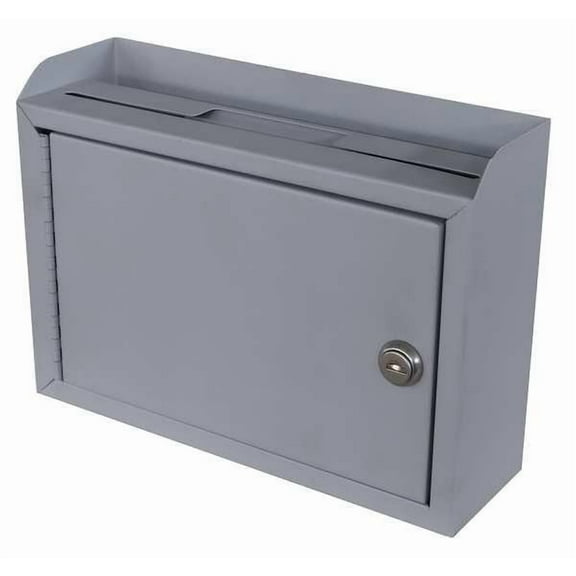 Manufacturer Varies Suggestion Box,Steel,Gray,3 in. D 2KEK1