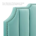thumbnail image 6 of Modway Rosalind Performance Velvet King/California King Headboard in Mint, 6 of 10