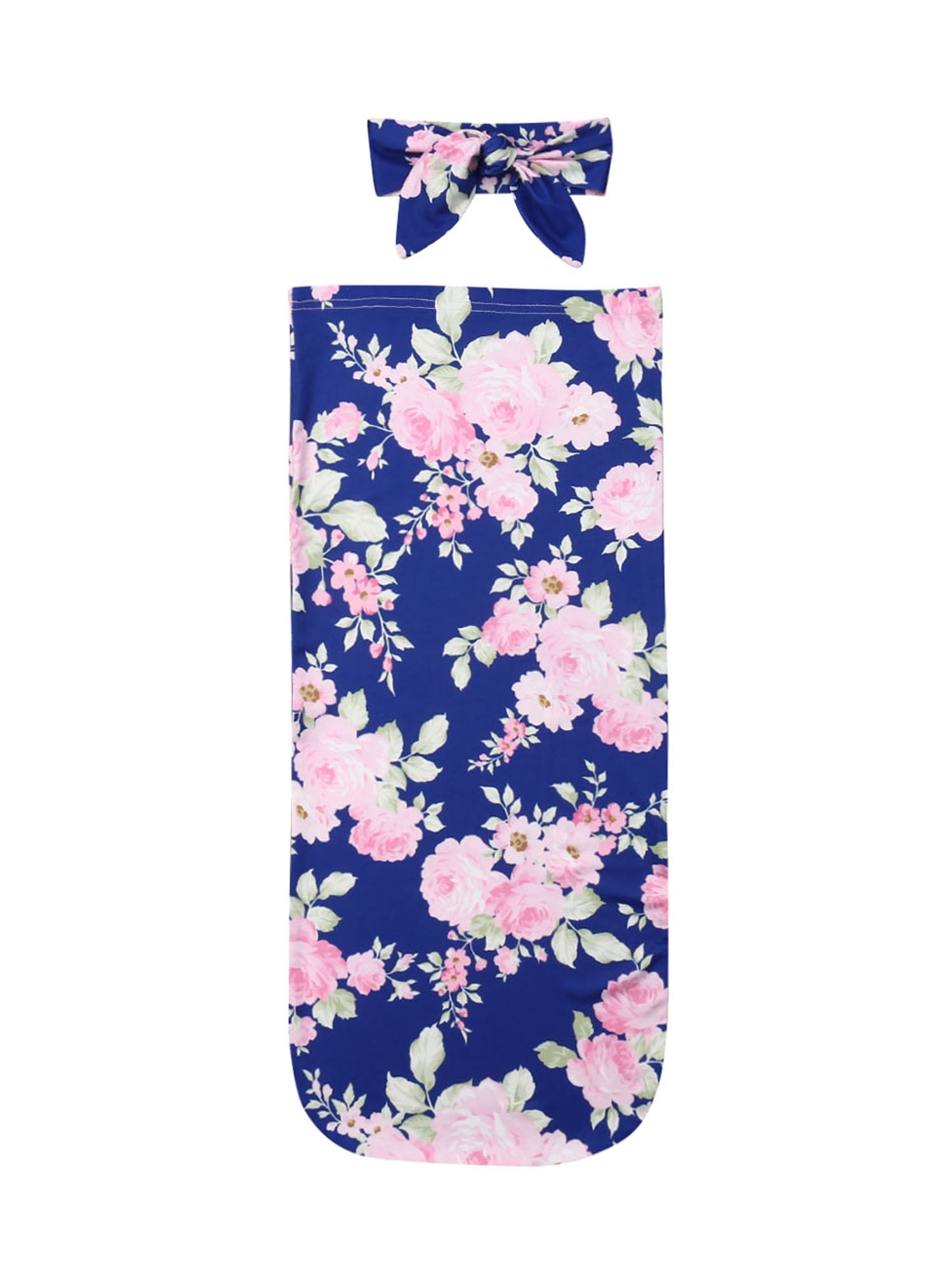 Infant Baby Girls Cotton Swaddle Blanket Wrap Sleeping Bag Sleepsack