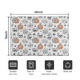 thumbnail image 5 of White Halloween Skull Pumpkin Spider Pattern Door Rugs,Washable Non Slip Door Mats Indoor,Decorative Door Mats,Entry Mat Indoor for Entrance,Bedroom,Kitchen,Bathroom,16"x24", 5 of 6