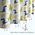 thumbnail image 6 of Dinosaur with Rrrr Pattern Shower Curtain 72"x84" ,Bathroom Decorative Shower Curtains Set with 12 Hooks,Modern Waterproof Washable Shower Curtain, 6 of 6