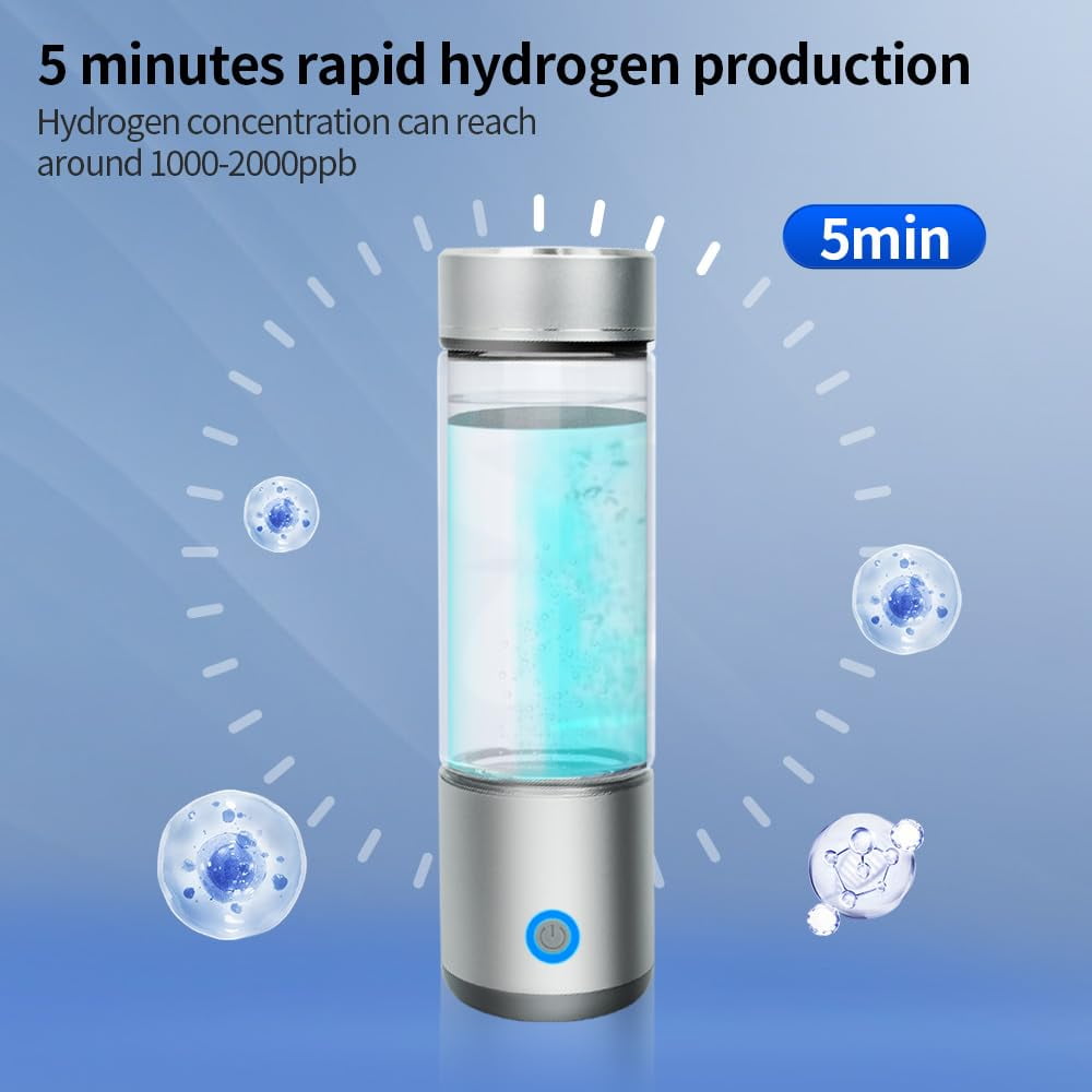 3 In1 Hydrogen Water Bottle, 2024 Upgrade Hydrogen Water Bottle Generator SPE/PEM- 5 Minutes Hydrogen Water Generator, Healthy Improve Hydration Portable Hydrogen Ionizer Machine For Festival Gift - View #7