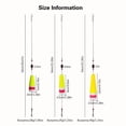 thumbnail image 2 of 4PC Marker Buoys Bold Fishing Float Sea Plastic Eye-catching Buoy Lure Multi-water Area Lead Sinker Hooks, 2 of 4