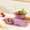 Purple_New#531, variant on Multi Layer Microwave Steamer Basket with Lid and Colander for Rice Vegetables Fruit Washing Dishwasher Safe Stackable Food Storage
