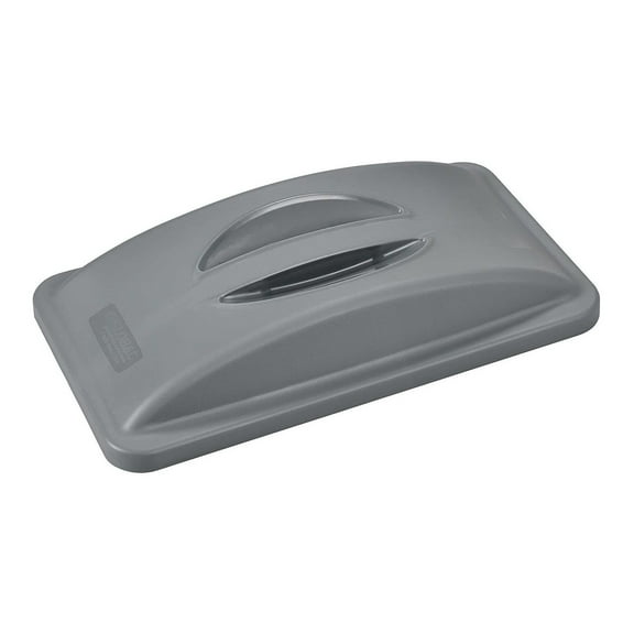 CintBllTer Solid Recycling Lid w/Handle for Slim Trash Can, Gray