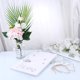 thumbnail image 4 of juego de flores artificiales de imitación para pared, adorno decorativo colgante con luz y tablero de madera para oficina, hogar y tienda (blanco)., 4 of 6
