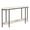 White & Black, variant on IVV 42" Entryway Console Table, 2-Tier Sofa Table with Open Storage Shelf, Behind Couch Table with Faux Marble Top and Metal Frame for Hallway, Foyer, Living Room, White & Black