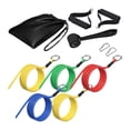 thumbnail image 1 of Bandas de resistencia con manijas de espuma entrenamiento de Pilates Accesorios de tracción estirada Bandas de ejercicio de construcción de peso Hacer, 1 of 8