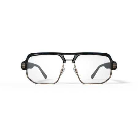 Reverb Men's RVMO5110 Prescription Eyeglasses with Case, Black