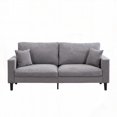 thumbnail image 6 of 74" Wooden-Frame Three-Seat Sofa, Offering Spacious 74" Size & Ultimate Comfort, Ideal for Living/Bedroom/Apartment, 6 of 12