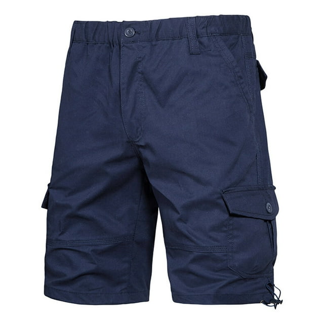 Cheap Shorts for Men, Men's Drawstring Shorts Walking Shorts Military Shorts for Men Big Men Shorts Comfy Shorts for Men Mens Shorts Hiking, Navy, 5XL