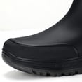 thumbnail image 6 of Mens Waterproof Mid Calf Fishing & Tide Pool Rain Wellies Slip Resistant Thick Rugged Sole Rubber Booties, Durable Footwear for Beach Wading, Farming, Outdoor Rainy Activities Black D, 6 of 6