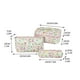 thumbnail image 2 of Pisexur Belleza Maquillaje Bolsa de cosméticos portátil acolchada de gran capacidad, bolsa de almacenamiento floral acolchada, bolsa de almacenamiento para artículos de tocpara mujeres y hombres, 2 of 5