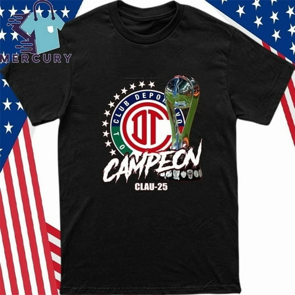 Deportivo Toluca F.C. Campeon Clau 2025 Shirt | eBay
