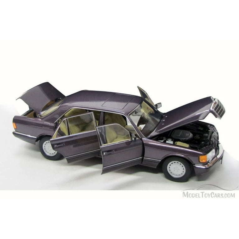1991 Mercedes-Benz 560 SEL, Purple - Norev 183544 - 1/18 1991 Mercedes-Benz 560 SEL, Purple - Norev 183544 - 1/18