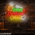 thumbnail image 3 of Glowneon Baking Christmas Cheer Led Sign, Bakery Shop Christmas Decor, 3 of 5