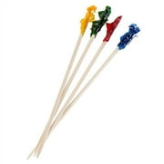 Perfect Stix FP4-200ct Sandwich Frill Picks, 4", Assorted (Pack of 200)
