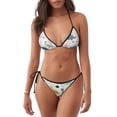 thumbnail image 1 of Fotbe Cute Dinosaurs Traje de Baño para Mujer de Dos Piezas – Bikini Sexy de Tirantes Tipo Halter con Diseño Triangular, 1 of 6