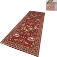 thumbnail image 4 of Christmas Decor Carpet Christmas Deer Santa Long Rug – Festive Soft & Washable Holiday Carpet Cozy Santa Christmas Trees And Snowflakes Holiday Runner Rug For Kitchens Hallways Entryways And, 4 of 8