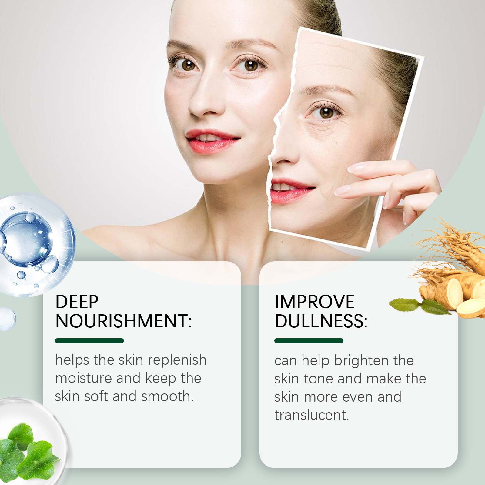 Alvantor Toner Pads, Daily Hydrating Centella Cotton Pads for Face, Deep Nourish & Elasticity, 100pads