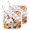 Gray, variant on White Green Pumpkins Fall Pot Holders for Kitchen Heatproof Potholder, 4 Pack Thanksgiving Floral Rustic Hot Pads Multipurpose Oven Pads Terry Cloth Potholders Trivet for Cooking and Baking