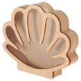 thumbnail image 1 of Versatile Seashell Shaped Wooden Display Case Tabletop Decoration Multi-Use Shadow Case Multi-Function Wood Seashell Modeling Box, 1 of 3