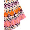 thumbnail image 4 of Tallas de tamaño azul mezclado aztec Long Cami Top Rosegal Camisetas sin mangas de talla grande, 4 of 5