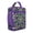 Purple, variant on Emotional Mandala Lunch Bag, Insulated Reusable Cooler Tote with Psychedelic Geometric Pattern, Waterproof Boho Folk Style Thermal Lunch Box