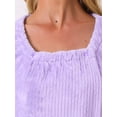 thumbnail image 5 of DARING DIVA Women's Shower Wrap Wearable Towels Bathrobe Cover Up Spa Robe M Purple, 5 of 7