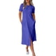 thumbnail image 1 of Vestido midi ANRABESS 2025 casual de verano de manga corta para mujer, 1 of 6