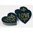 thumbnail image 4 of Inkdotpot Real Gold Foil Love Is Sweet Wedding Tag Favor Hang Paper Tag 100 Pieces, 4 of 8