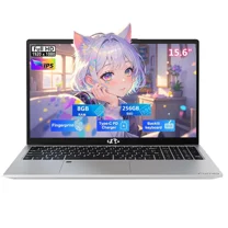 15.6" FHD IPS Student Laptop Type-C 65W PD Fast Charger Intel Quad-Core N100 Processor (Up to 3.4GHz) 8GB RAM 256GB SSD Fingerprint Backlit Keyboard Win 11 WiFi 6 Silver