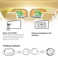thumbnail image 4 of KUIFORTI Cartoon Dinosaur Car Window Shades for Side Window, Baby Sun Shade for Car Window, 20.47" x 12.59" Automotive Interior Sun Protection, 4 of 6