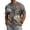 Gray, variant on Happy Halloween Men's Short Sleeve T-Shirt, Cute Ghost Pumpkin Spiderweb Pattern Crew Neck Stylish Autumn Streetwear Tees