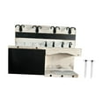 thumbnail image 2 of DOLITY Key and Mail Holder Saving Space Wall Mounted for Farmhouse Entryway Kitchen White, 2 of 9