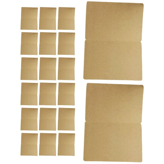 20pcs Blank Rustic Greeting Cards Card Making Supplies for DIY Greeting Cards